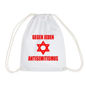 gegen jeden antisemitismus - Turnbeutel - Weiß - Vorne