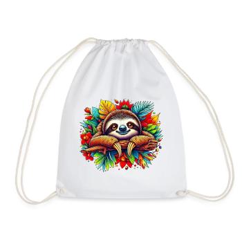Paresse - Sac de sport léger - blanc - Devant