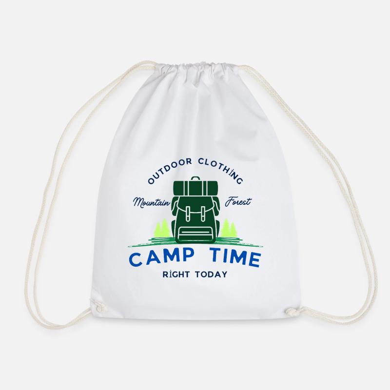 Camp tıme - Turnbeutel - Weiß