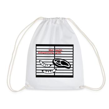 Grills de détente - Sac de sport léger - blanc - Devant