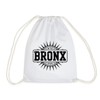 Bronx - New York Souvenir Design - Drawstring Bag - white - Front