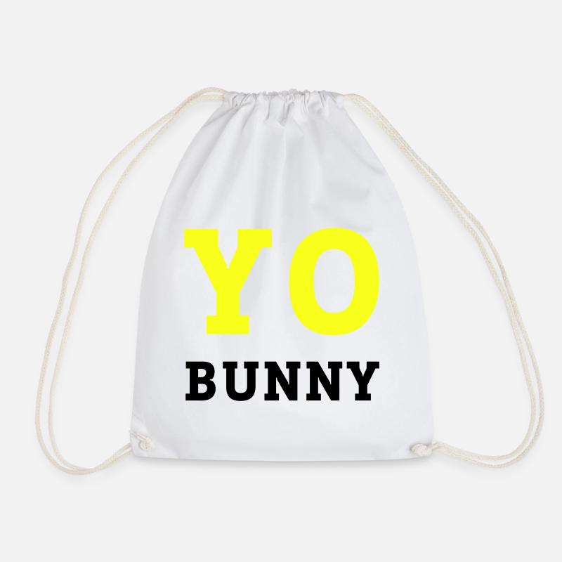 YO BUNNY  - Turnbeutel - Weiß