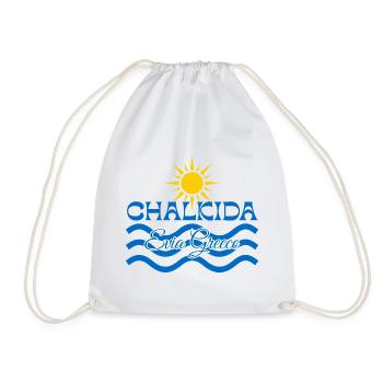 Vagues de Soleil de Chalkida - Sac de sport léger - blanc - Devant