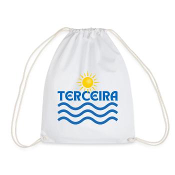 Terceira Sun & Sea Waves - Drawstring Bag - white - Front