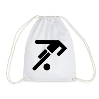 Soccer Logo Headless - Sac de sport léger - blanc - Devant