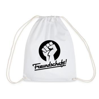 Freundschaft v.1 (Farbe änderbar) - Turnbeutel - Weiß - Vorne