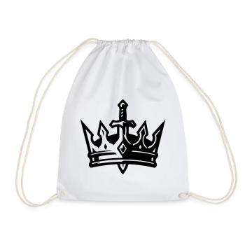 Épée Couronne - Sac de sport léger - blanc - Devant