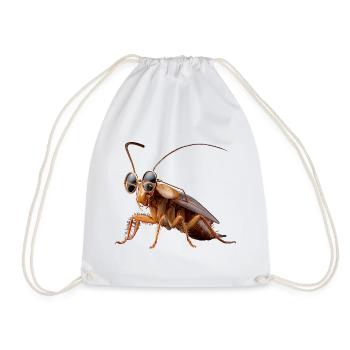 cockroach cockroach insects cockroach cockroaches - Drawstring Bag - white - Front