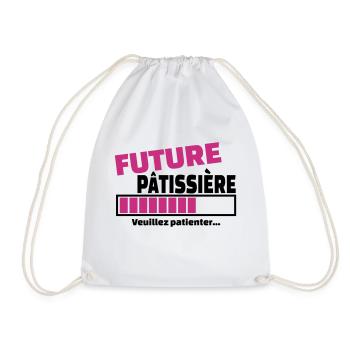 future patissiere - Sac de sport léger - blanc - Devant