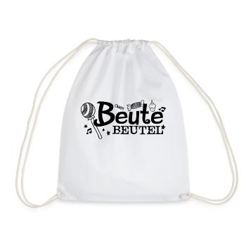 Beute Beutel für Halloween Süßigkeiten - Turnbeutel - Weiß - Vorne