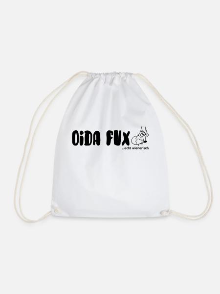 oida fux... echt wienerisch - Turnbeutel - Weiß
