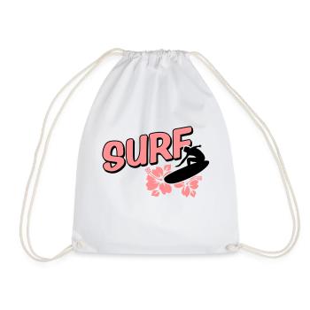 surf - Turnbeutel - Weiß - Vorne