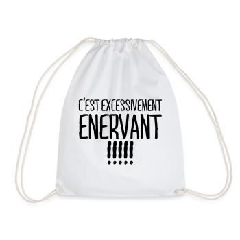 C'est excessivement énervant - Sac de sport léger - blanc - Devant