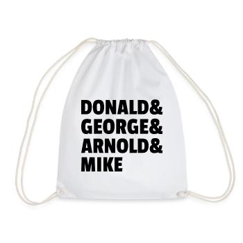 Donald George Arnold Mike berühmte US Republikaner - Turnbeutel - Weiß - Vorne