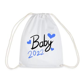 Baby 2022 - Newborn 2022 - Drawstring Bag - white - Front