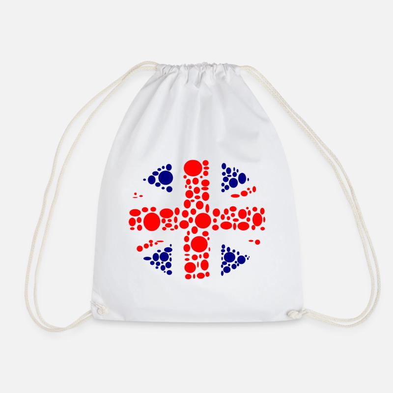 england - Drawstring Bag - white