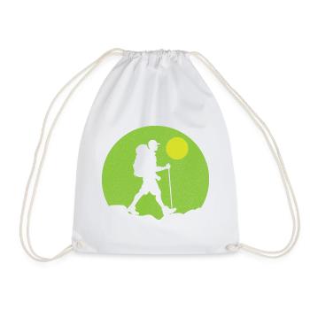 Sloth Hiking Team We Will Get There - Drawstring Bag - white - Front