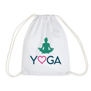 Yoga - Sac de sport léger - blanc - Devant