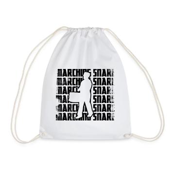 Marching drummers - Drawstring Bag - white - Front