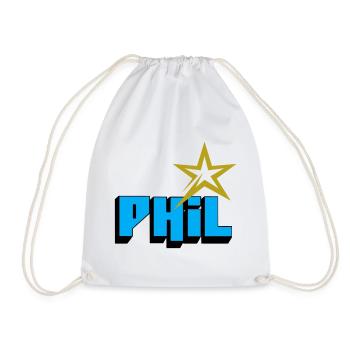 Phil - Turnbeutel - Weiß - Vorne