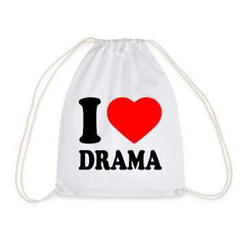 I love drama - Sac de sport léger - blanc - Devant