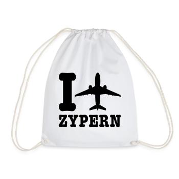 Zypern Urlaub - Turnbeutel - Weiß - Vorne