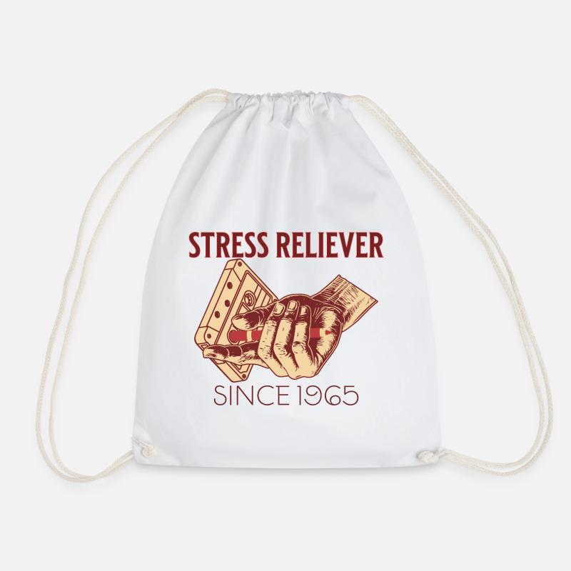 Stress reliever - Turnbeutel - Weiß