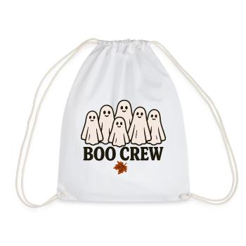 Boo Crew drôle disant Halloween Costume - Sac de sport léger - blanc - Devant