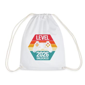 Bonne Année | Niveau 2026 débloqué | Joueur - Sac de sport léger - blanc - Devant