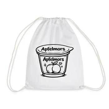 Apfelmus Apfel Mors - Turnbeutel - Weiß - Vorne
