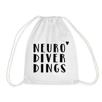 Neurodiverdings - Drawstring Bag - white - Front