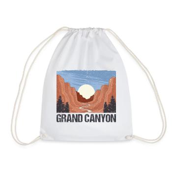 Wandern im Grand Canyon Nationalpark - Turnbeutel - Weiß - Vorne