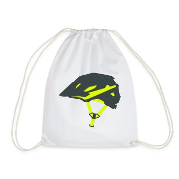 Graphique du casque de vélo Enduro - Sac de sport léger - blanc - Devant