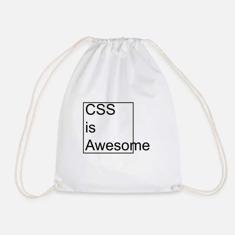 CSS is Awesome - Turnbeutel - Weiß