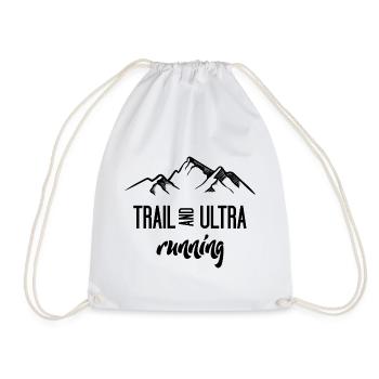 Trail Running und Ultra Running - Turnbeutel - Weiß - Vorne