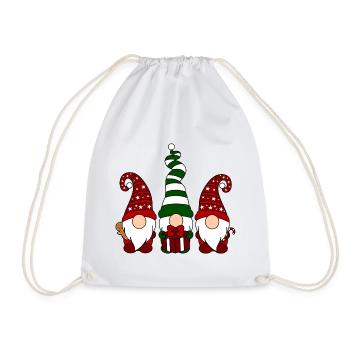 lutin de noël - Sac de sport léger - blanc - Devant