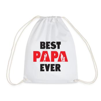 Meilleur papa de tous les temps - Sac de sport léger - blanc - Devant