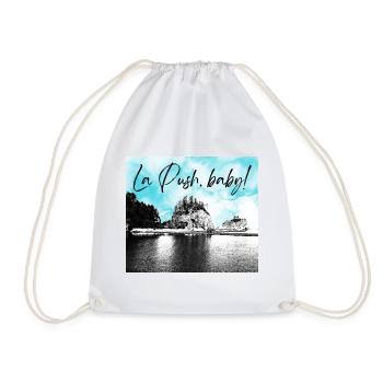 La Push, baby! Illustration - Drawstring Bag - white - Front