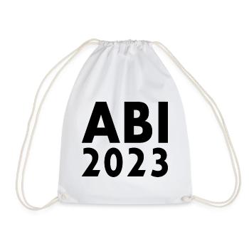 Abi 2023 - Turnbeutel - Weiß - Vorne