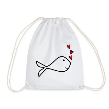 RETIREMENT. HAPPY RETIREMENT. HAPPY RETIREMENT. HEART - Drawstring Bag - white - Front