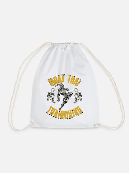 Muay Thai Thaiboxen - Turnbeutel - Weiß