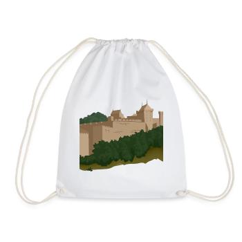 Castle on the hill - Drawstring Bag - white - Front