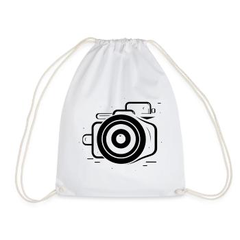 Croquis de caméra - Sac de sport léger - blanc - Devant