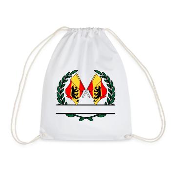 Drapeaux Berne Suisse couronne de laurier bannière - Sac de sport léger - blanc - Devant