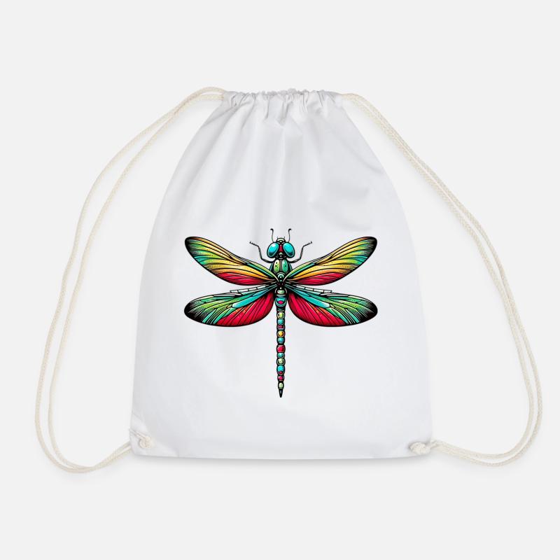 Libelle - Turnbeutel - Weiß