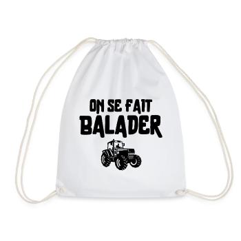 Bauer, Bauer, Bauer, Traktor - Turnbeutel - Weiß - Vorne