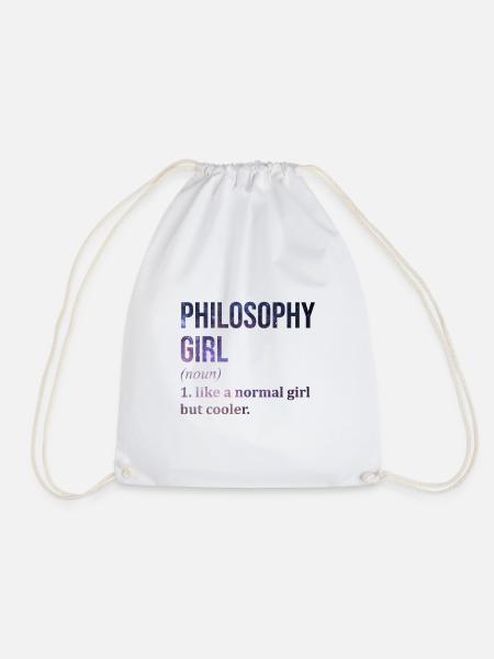 Philosophie Philosophie Philosophie - Turnbeutel - Weiß