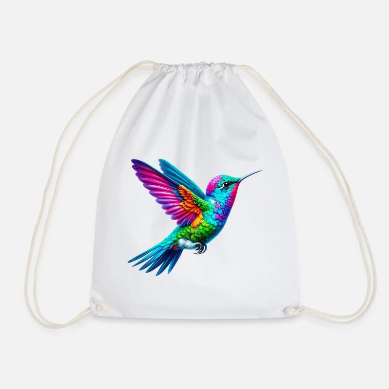 Kolibri - Turnbeutel - Weiß