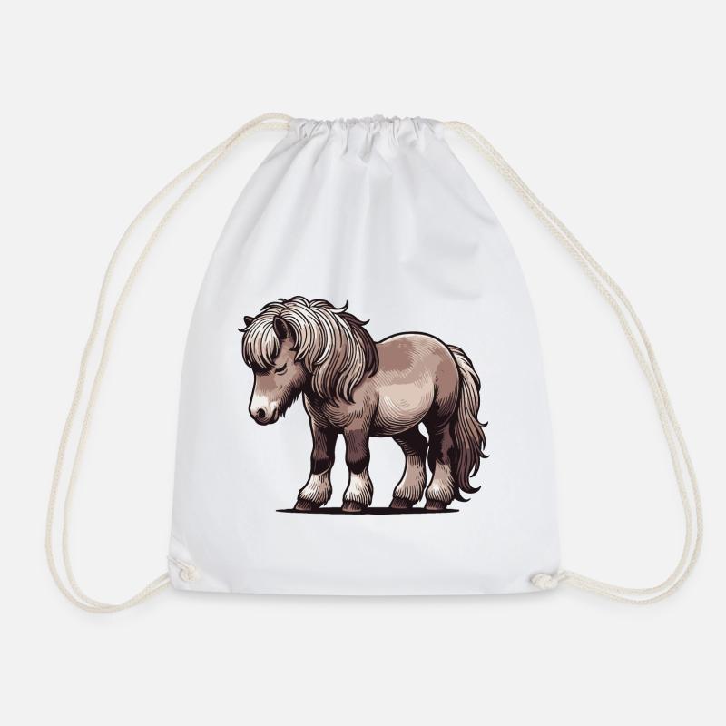 Poney - Sac de sport léger - blanc