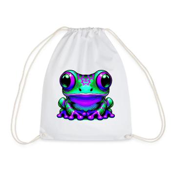 Grenouille - Sac de sport léger - blanc - Devant